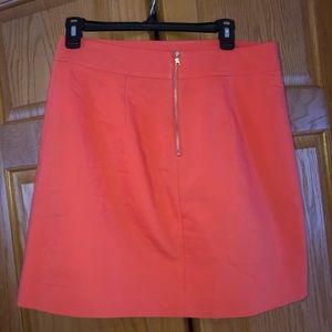 Ann Taylor pink skirt with zipper